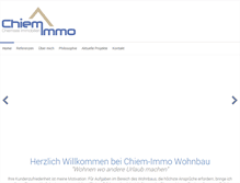 Tablet Screenshot of chiem-immo.de